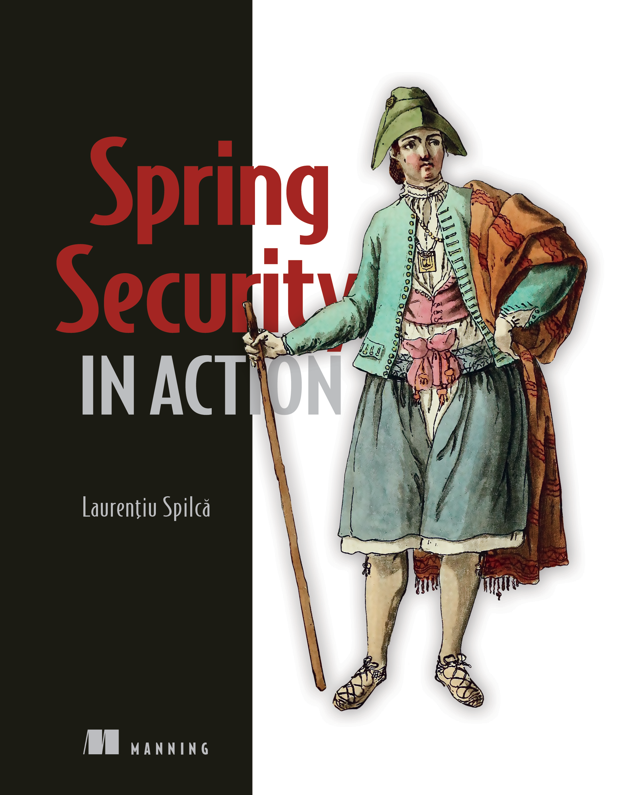Cover: Spring Security in Action (both editions)